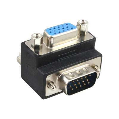 InLine® VGA Adapter 90° Winkel 15pol Stecker/Buchse (Produktbild 1)