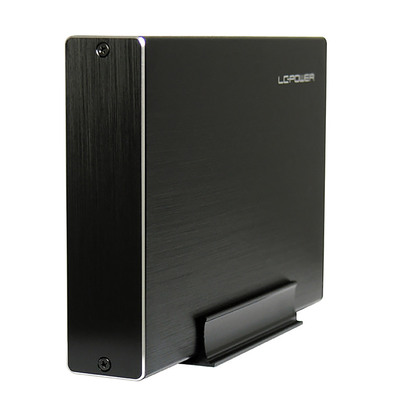 LC-Power LC-35U3-Becrux-C1, externes 3,5-SATA-Festplattengehäuse, USB-C, Alu (Produktbild 1)