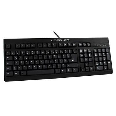 LC-Power LC-KEY-902DE, Standard Office-Tastatur DE, USB, schwarz (Produktbild 1)