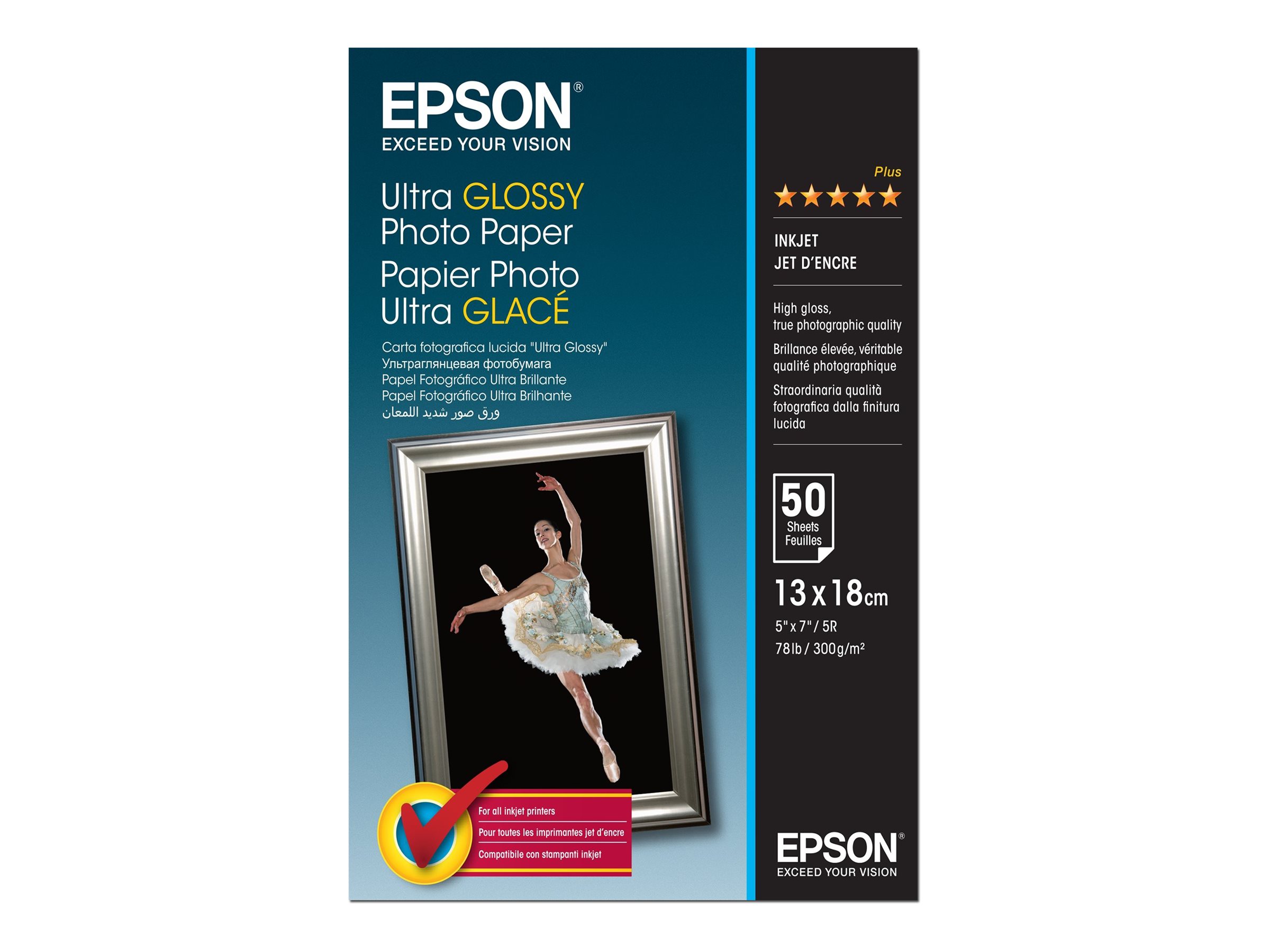EPSON photopaper Ultra glossy 13x18 50sh