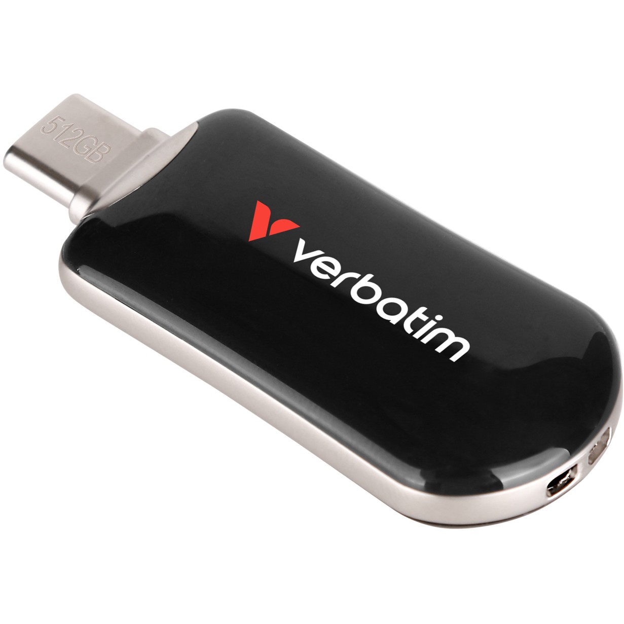 USB-Stick 512GB Verbatim 3.2 Typ C Plectra Flash Drive black