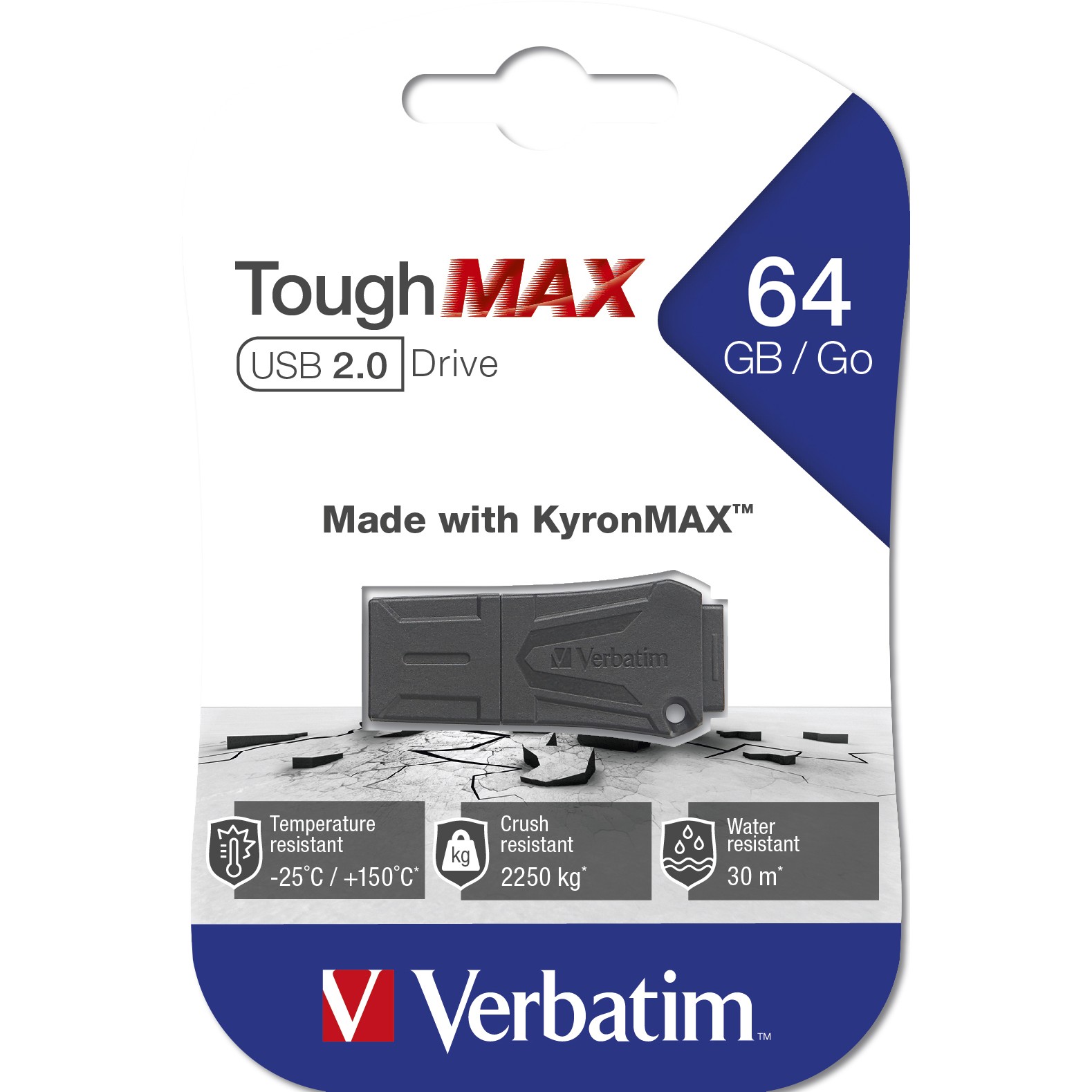 USB-Stick  64GB Verbatim 2.0 ToughMax retail
