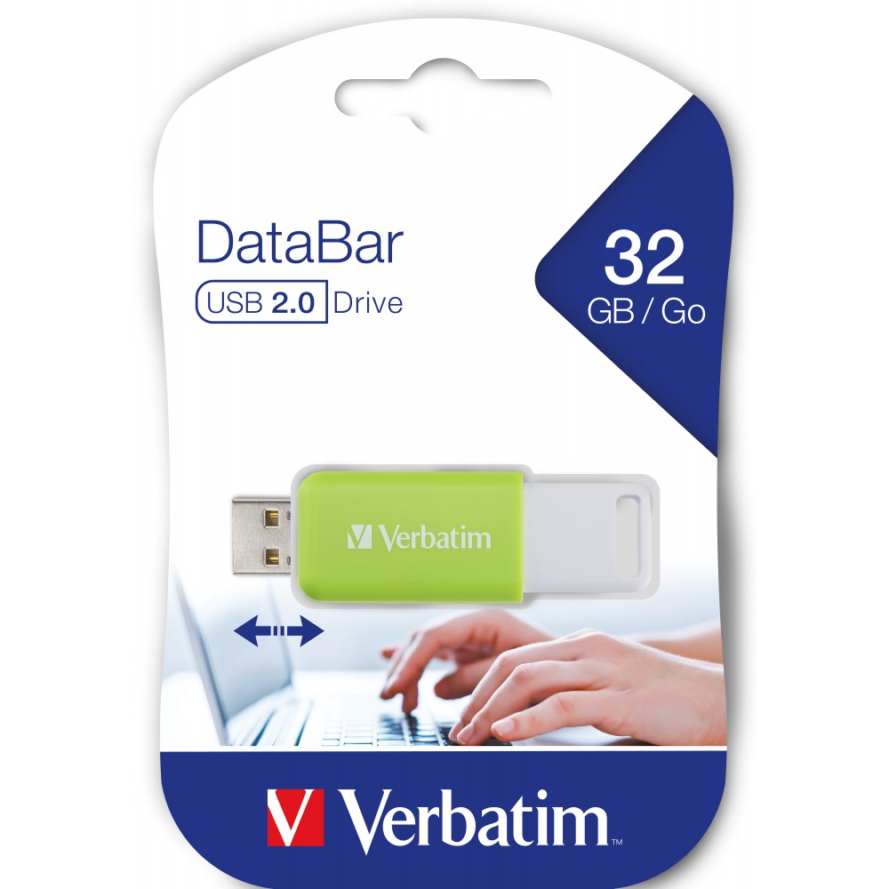 Verbatim V DataBar USB-Stick 32 GB USB Typ-A 2.0 Grün
