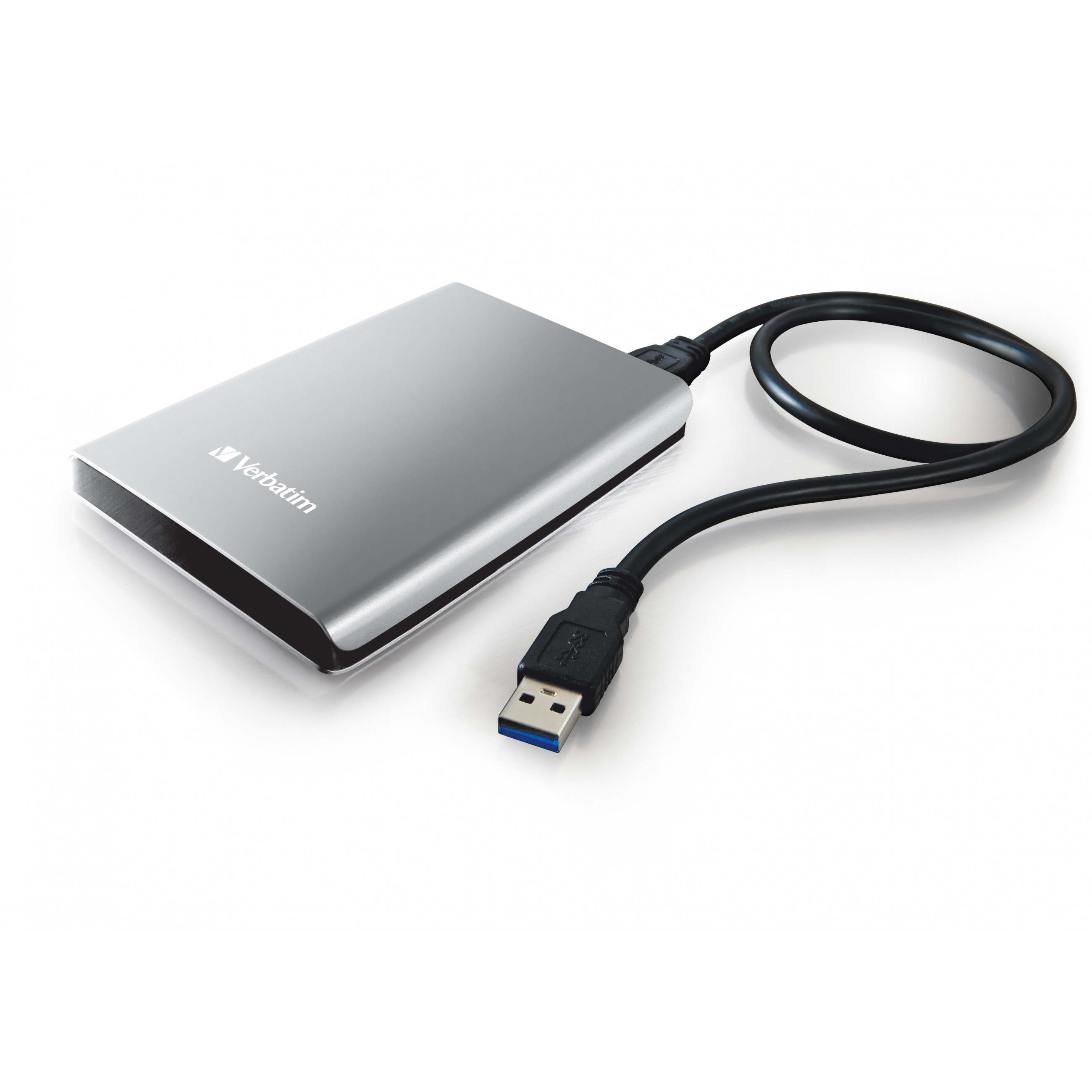 Verbatim Portables Festplattenlaufwerk Store 'n' Go USB 3.0, 2 TB, Silber