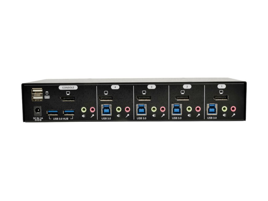 Eaton 4-Port DisplayPort KVM Switch with Audio