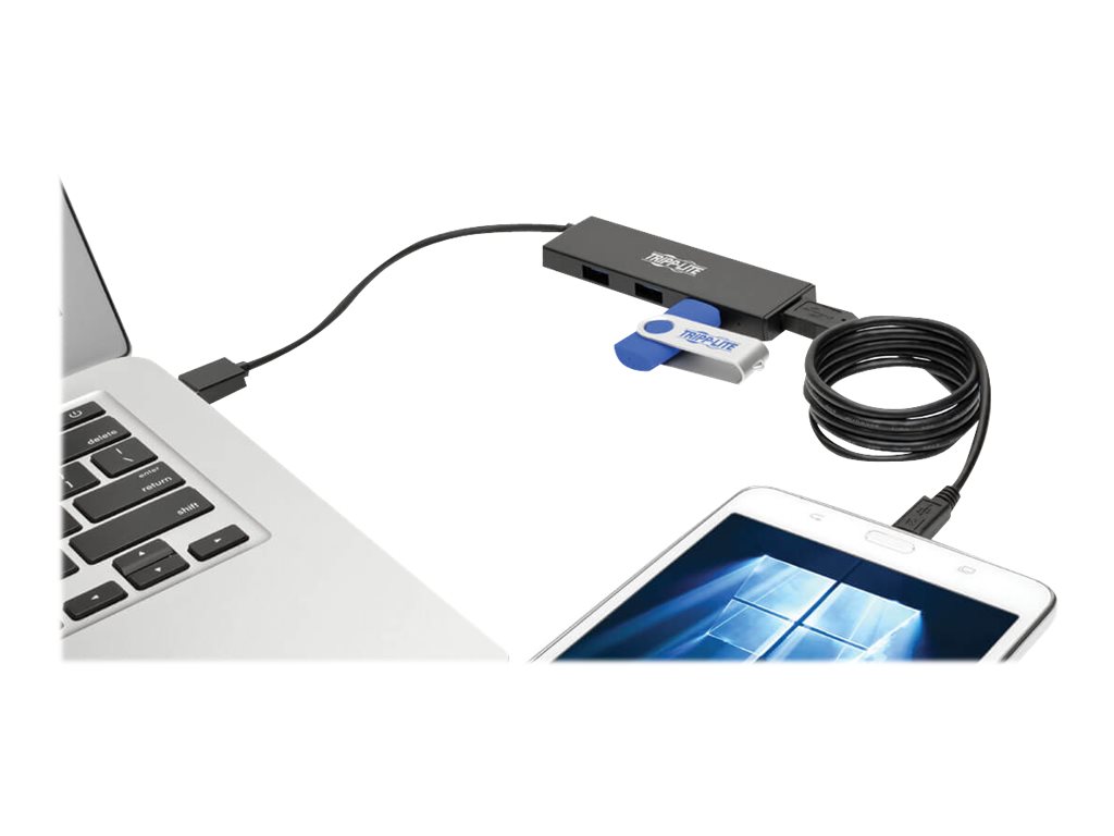 Eaton Tripplite Series 4-Port Ultra-Slim Portable USB 3.0