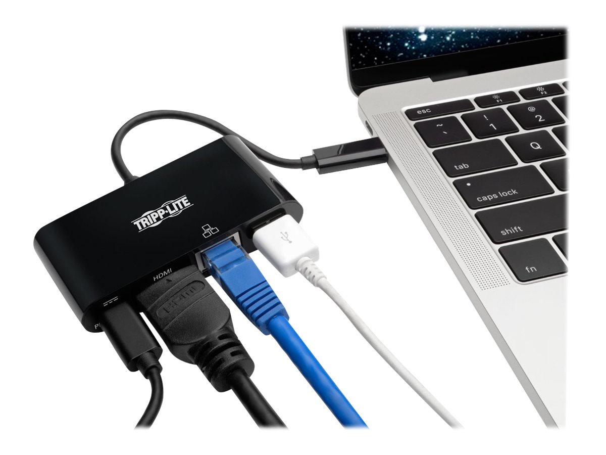 Eaton Tripplite Series USB-C Multiport Adapter 4K HDMI USB-A