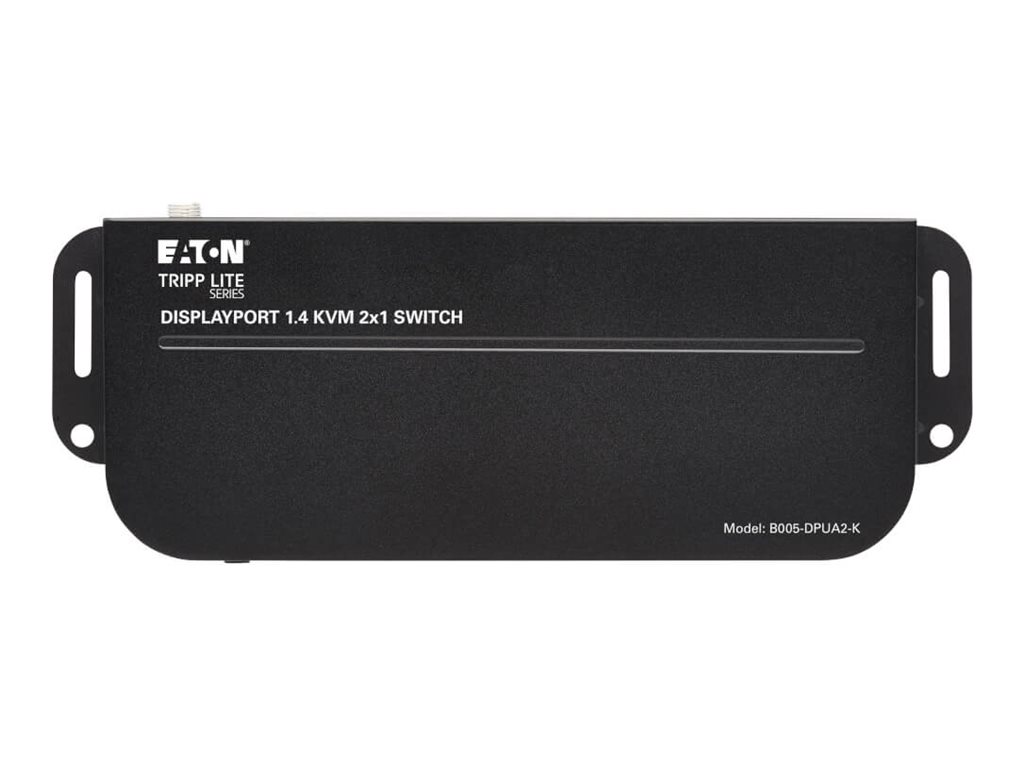 Eaton 2-Port DisplayPort/USB KVM Switch - 4K 60 Hz,HDR,HDCP