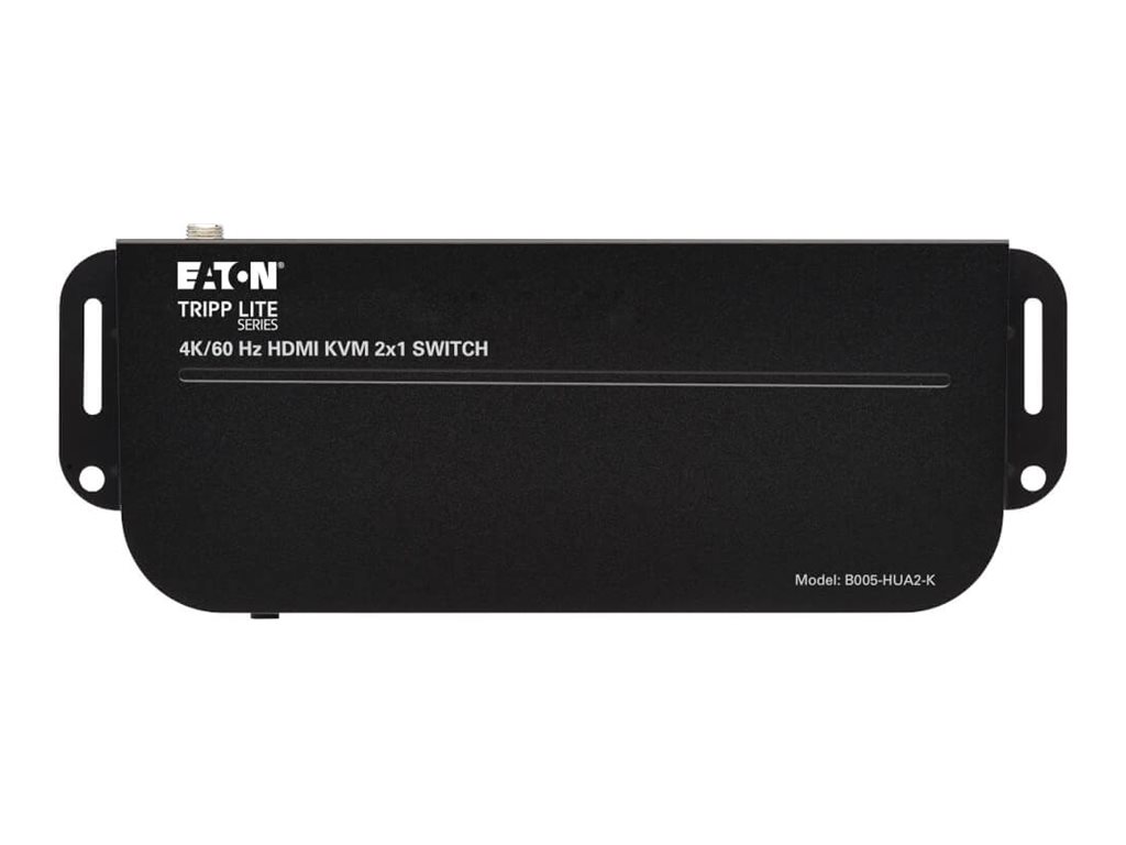 Eaton 2-Port HDMI/USB KVM Switch - 4K 60 Hz, HDR, HDCP 2.2