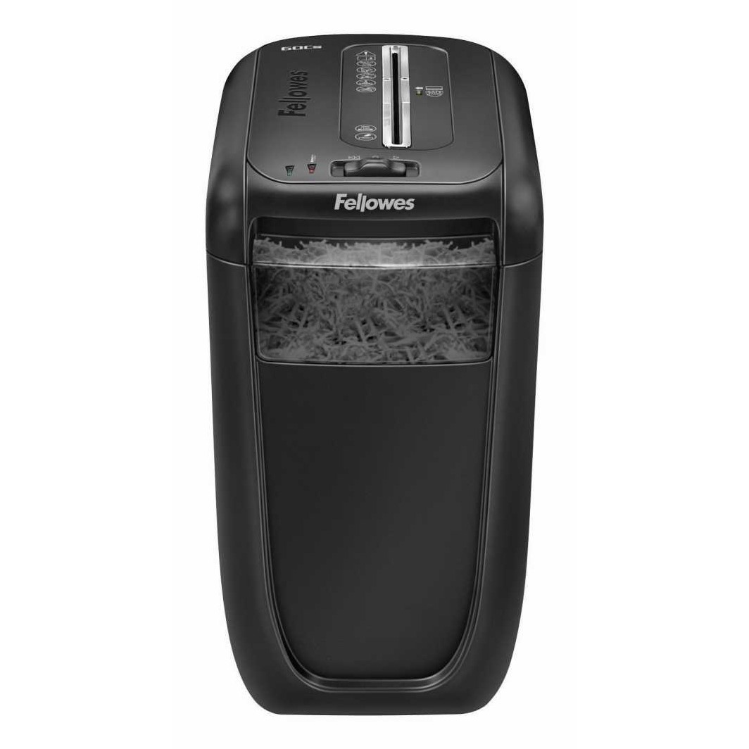 Fellowes 60Cs Aktenvernichter Kreuzschreddern 72 dB 23 cm Schwarz