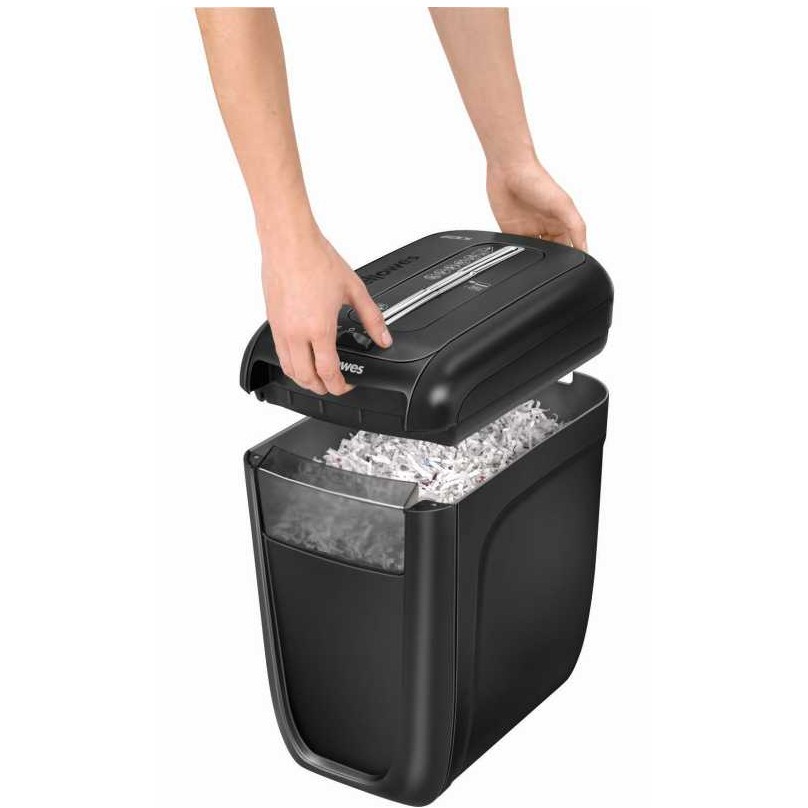 Fellowes 60Cs Aktenvernichter Kreuzschreddern 72 dB 23 cm Schwarz