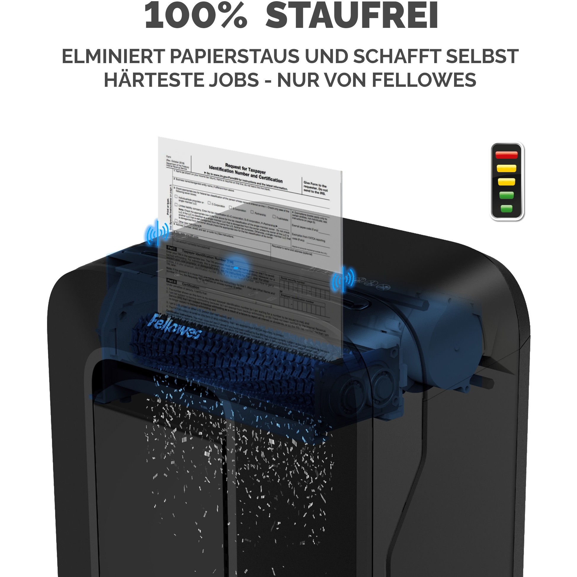 Fellowes Aktenvernichter Powershred LX201 schwarz