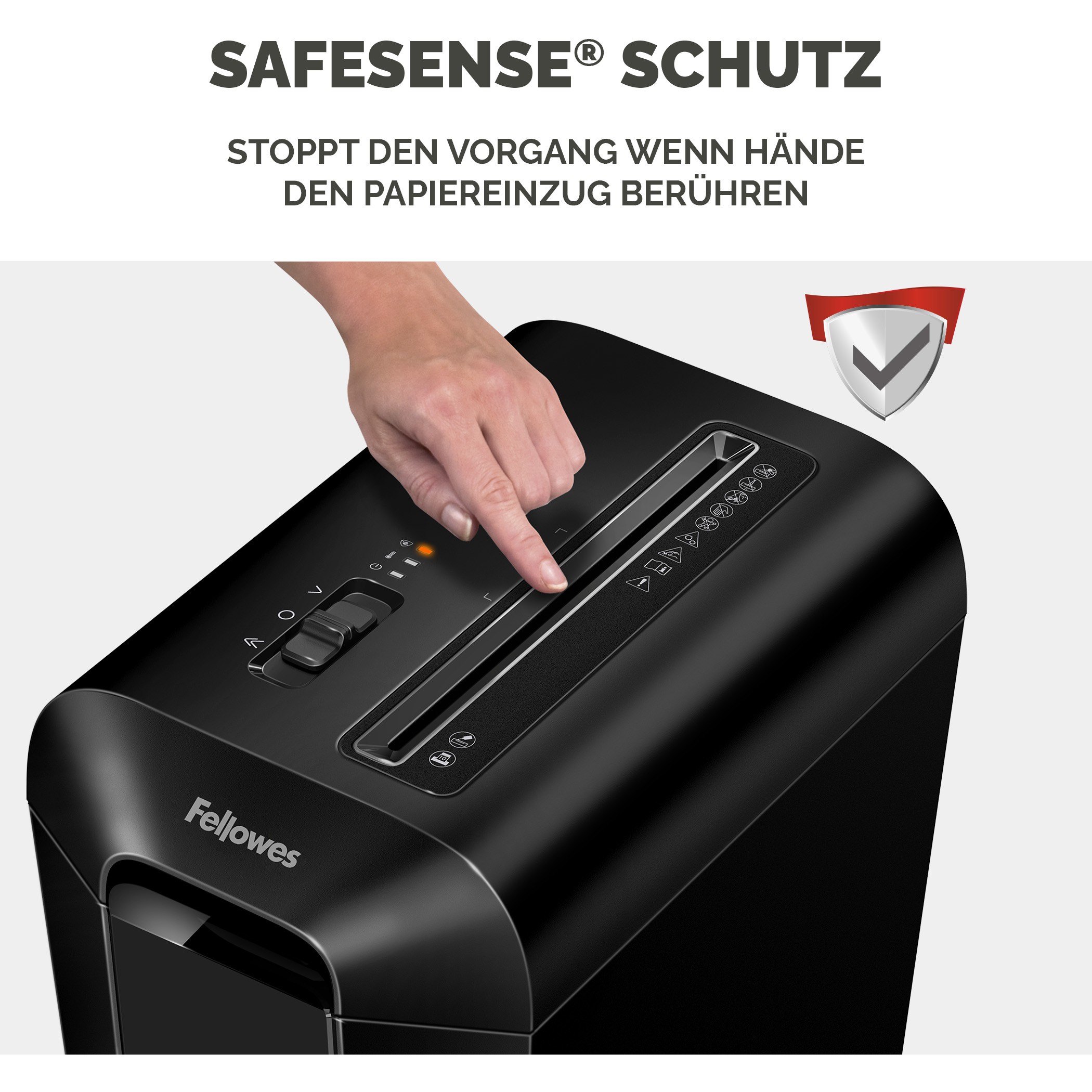 Fellowes Aktenvernichter Powershred LX65 schwarz
