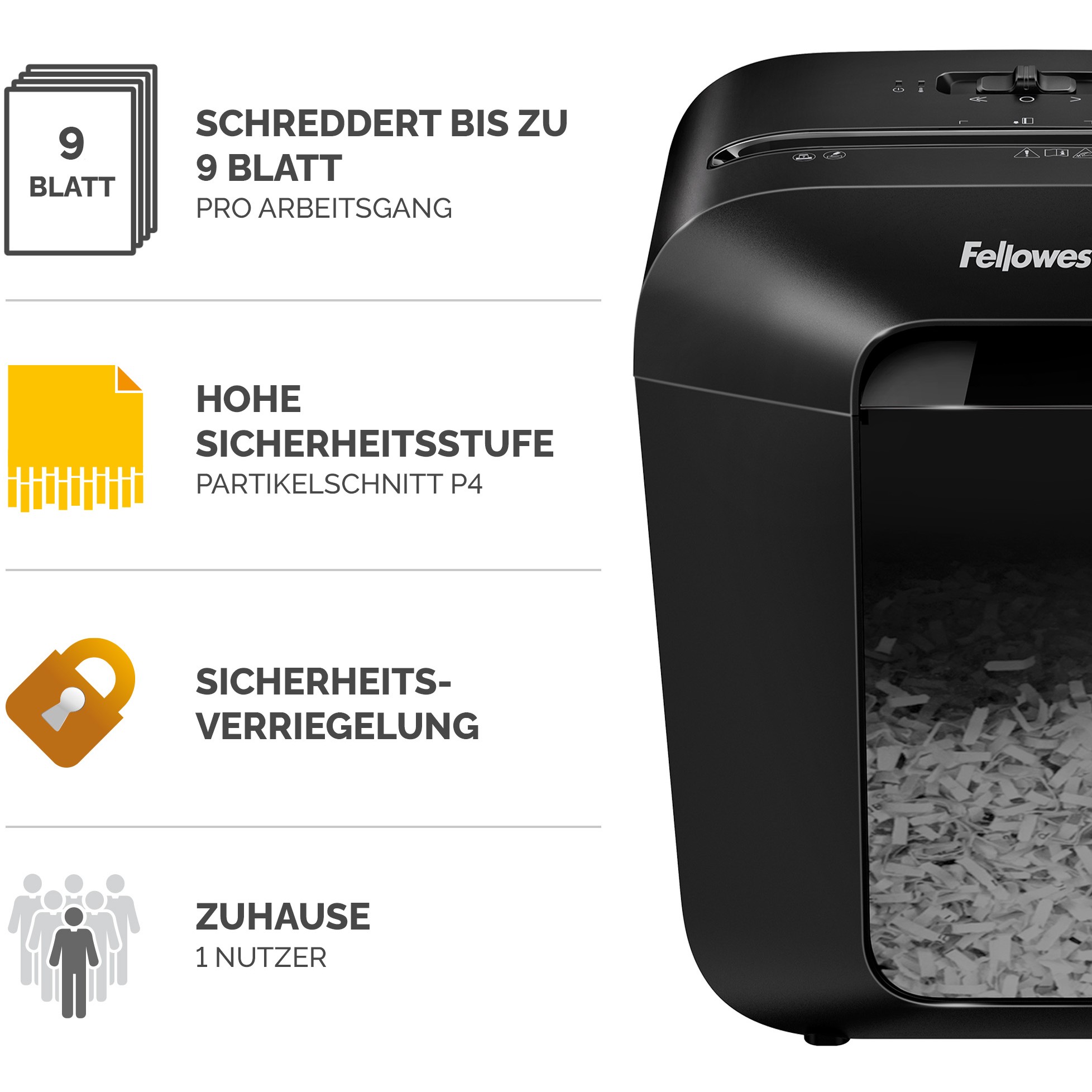 Fellowes Powershred LX50 paper shredder