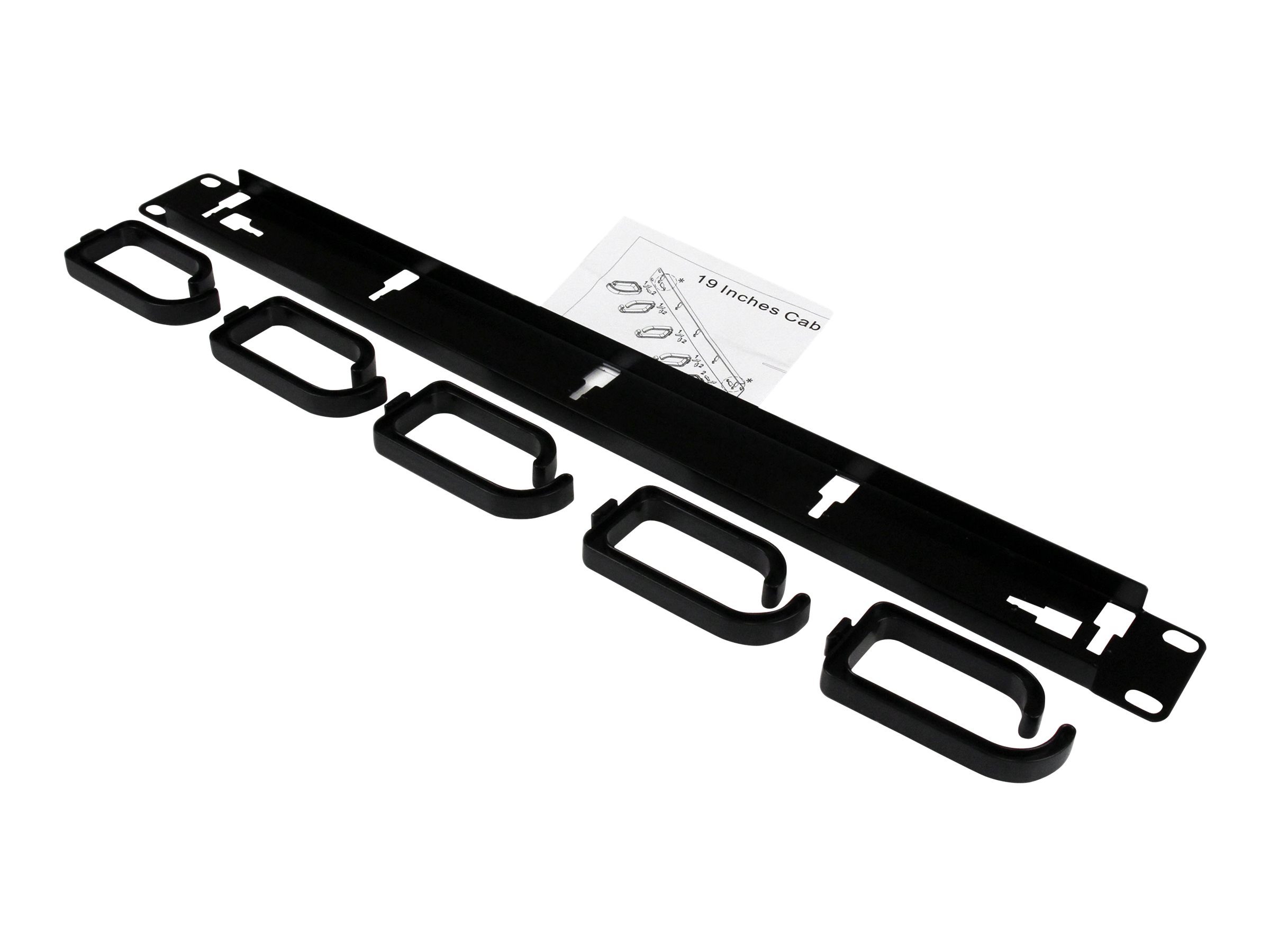 STARTECH 1U Metal Rack Patch Cable Manag