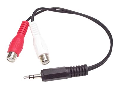 STARTECH 15cm RCA Stereo Audio Cable