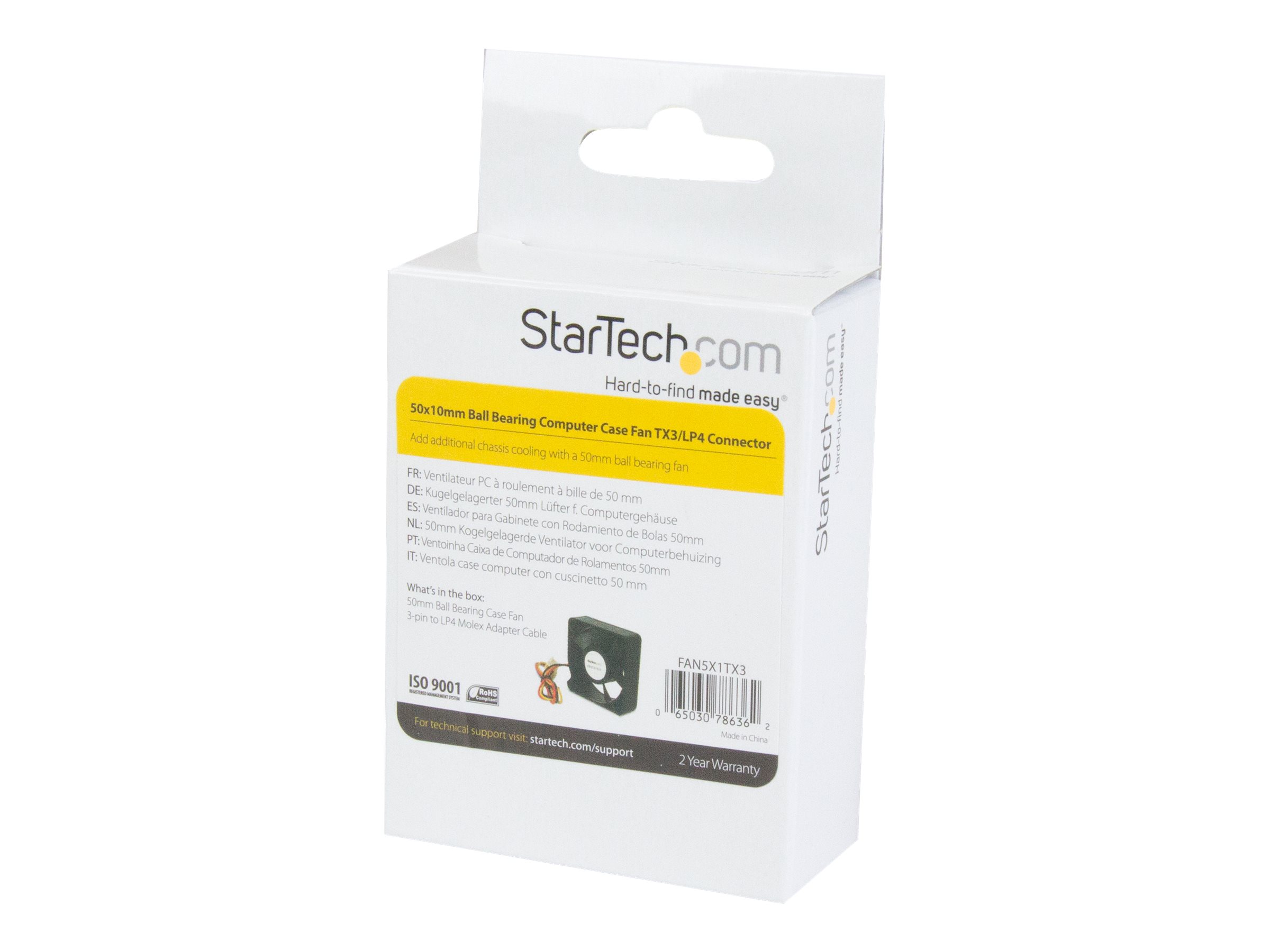 STARTECH 50x10mm Gehäuselufter
