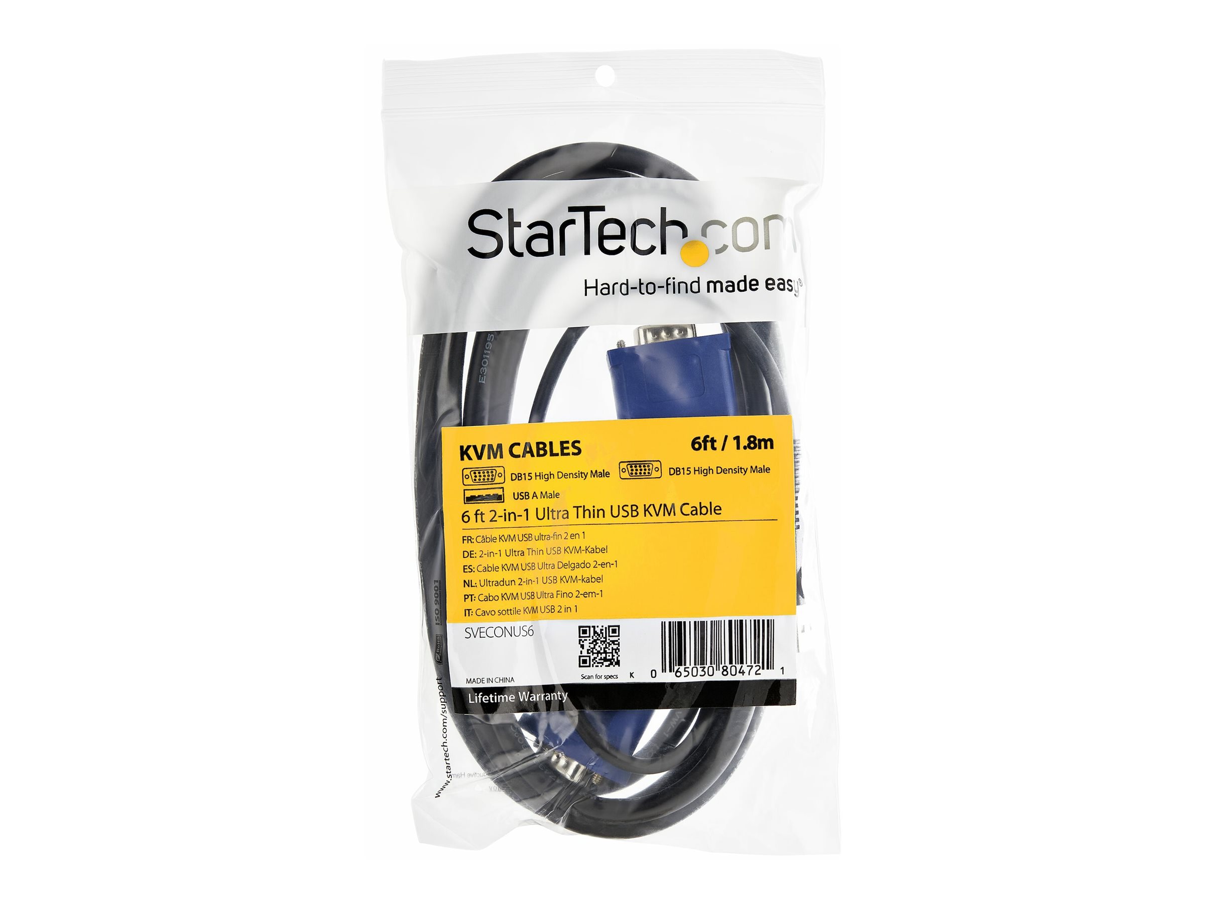 STARTECH 3m USB 2-in-1 KVM Cable