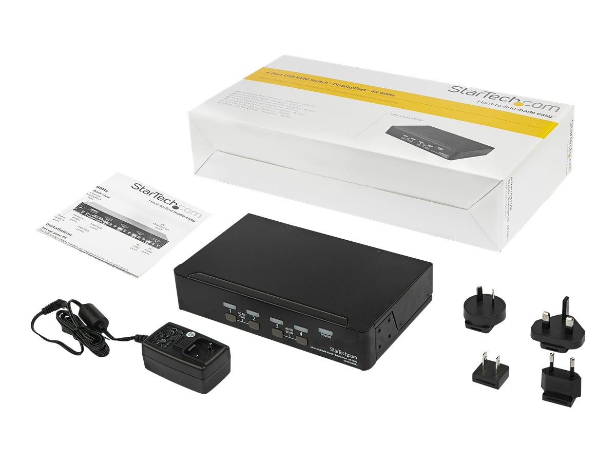 STARTECH DisplayPort KVM Switch 4K 60Hz