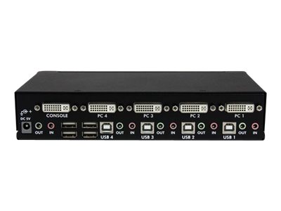 STARTECH 4 Port DVI USB KVM Switch