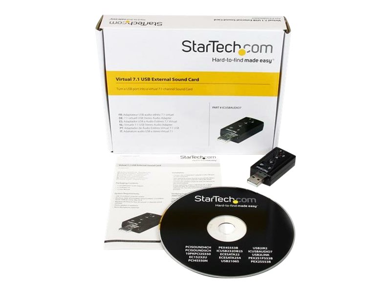 StarTech.com ICUSBAUDIO7 audio card