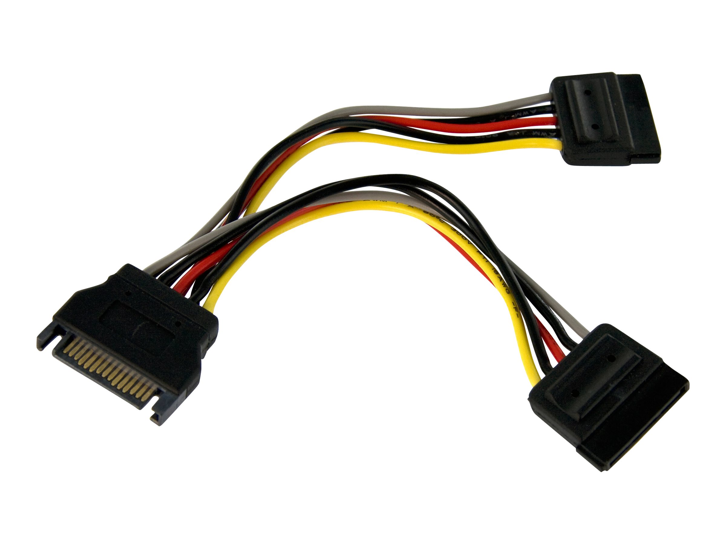 STARTECH 6in SATA Power Y Splitter Cable