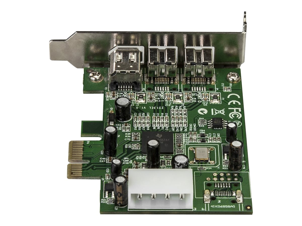 StarTech.com PEX1394B3LP interface cards/adapter
