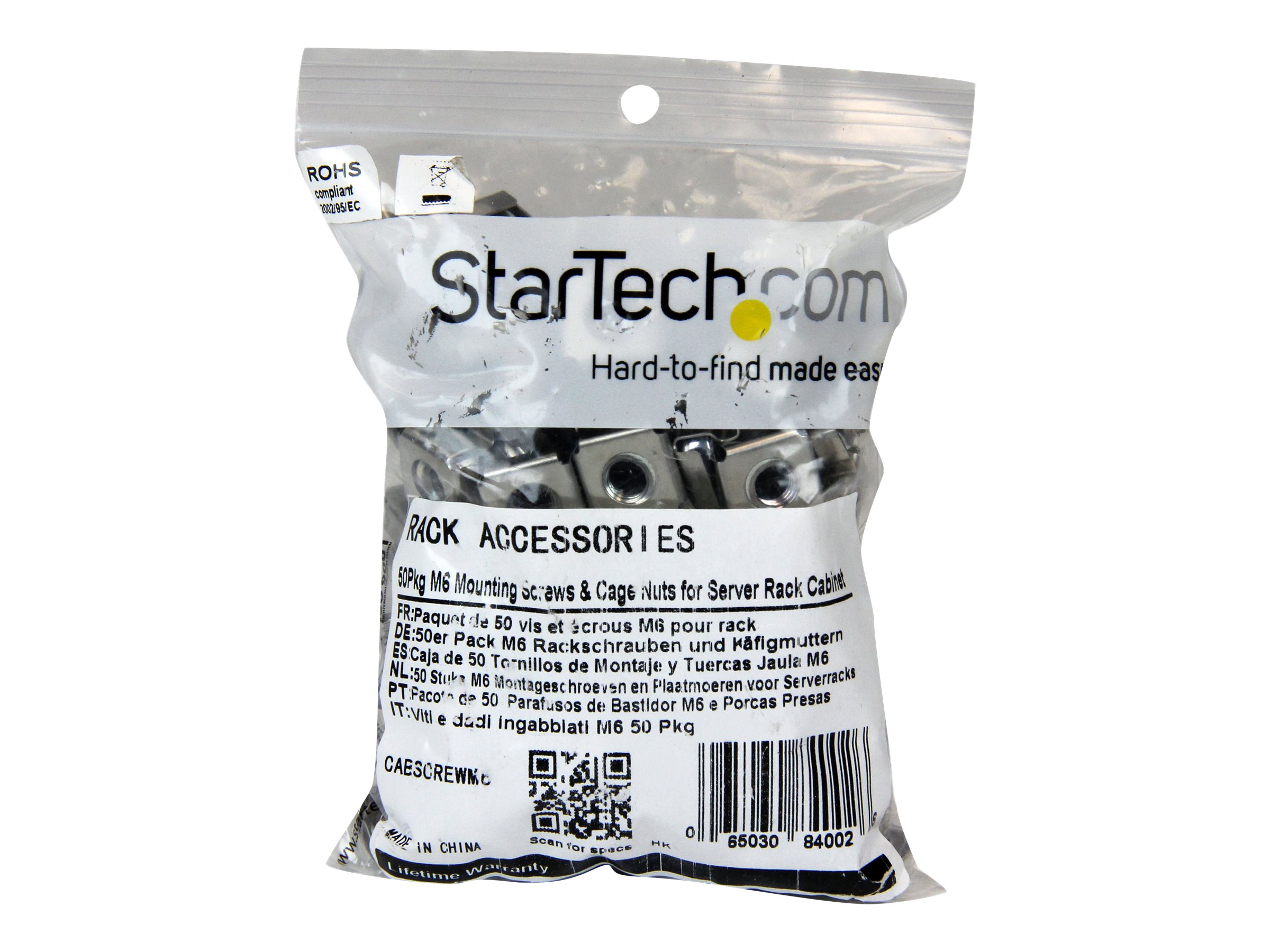 STARTECH M6 Käfigmuttern/ -Schrauben