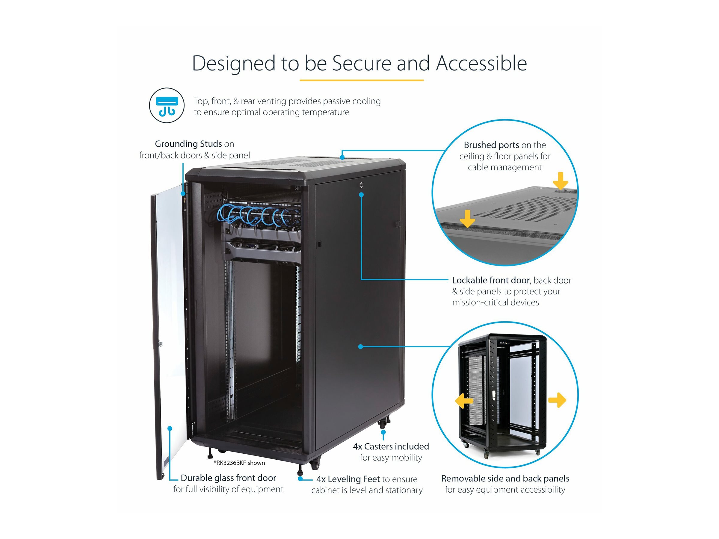 STARTECH 25HE Server Rack/ -Schrank