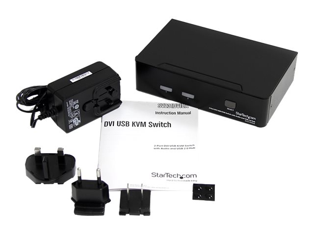 STARTECH 2 Port DVI USB KVM Switch
