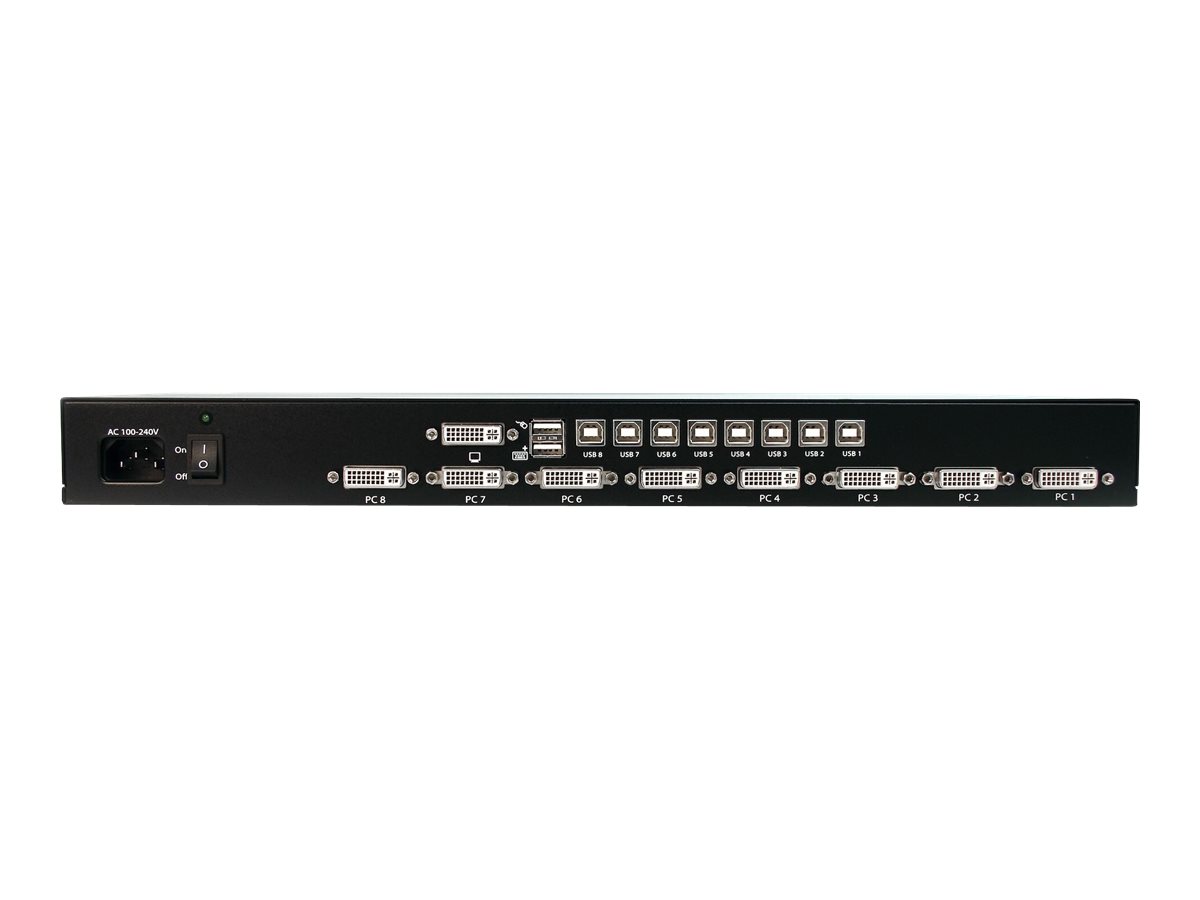 STARTECH 8 Port 1HE DVI USB KVM Switch
