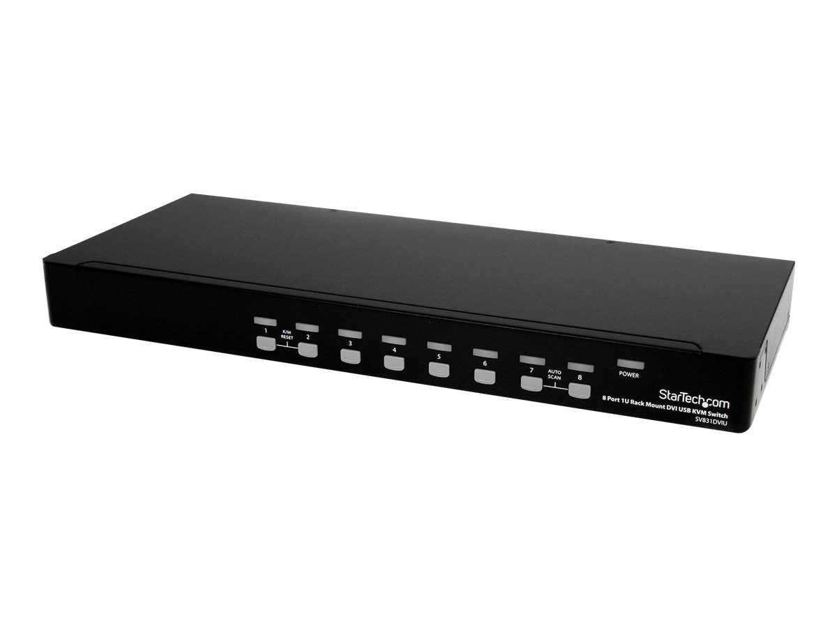 STARTECH 8 Port 1HE DVI USB KVM Switch