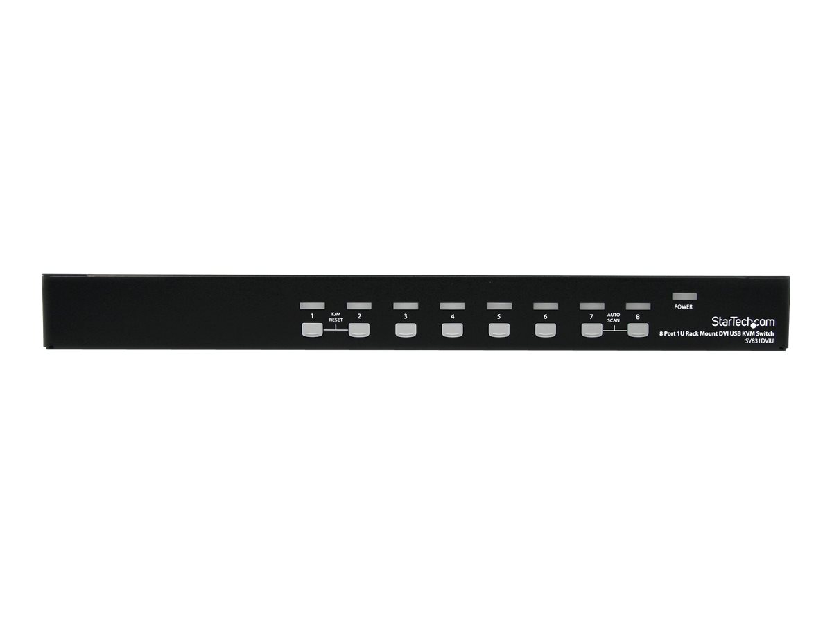 STARTECH 8 Port 1HE DVI USB KVM Switch