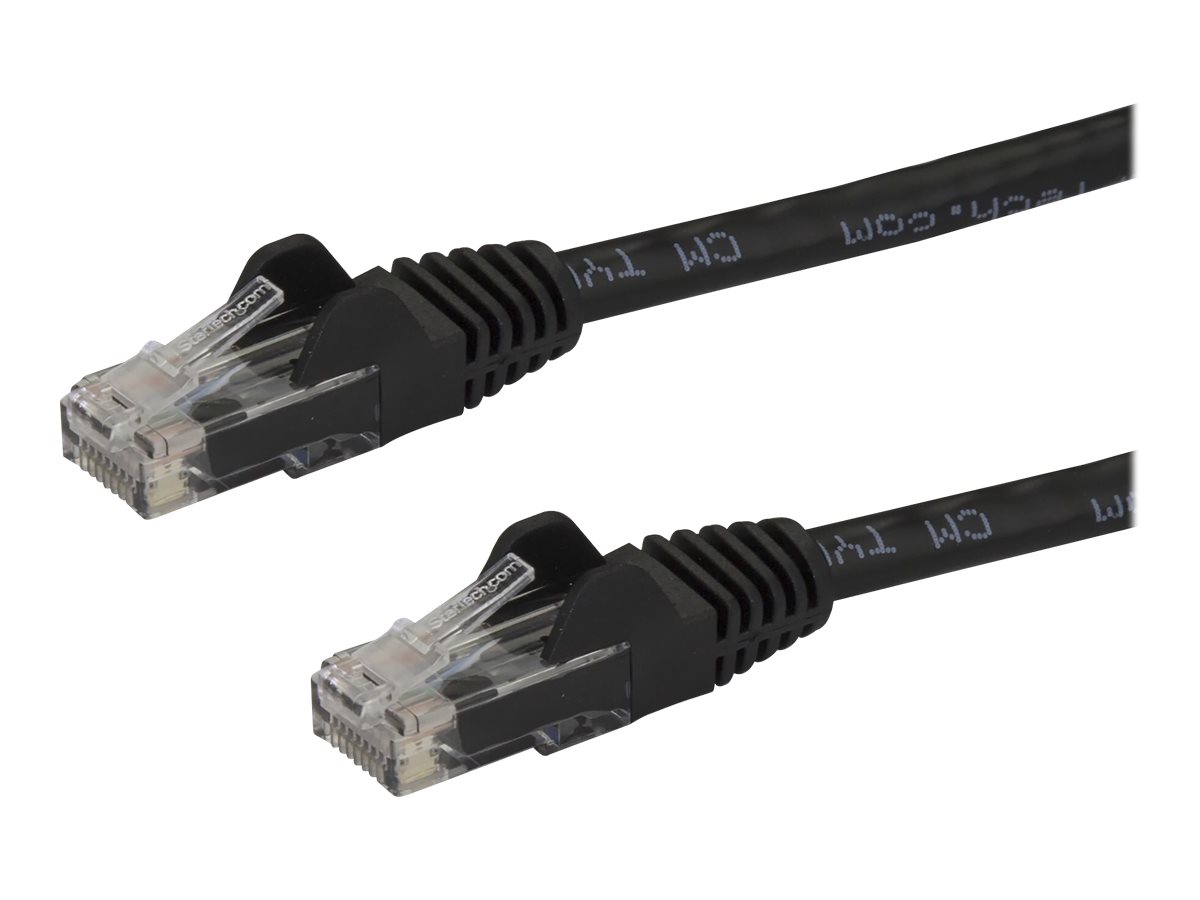 STARTECH 15 m Black Snagless Cat6 UTP
