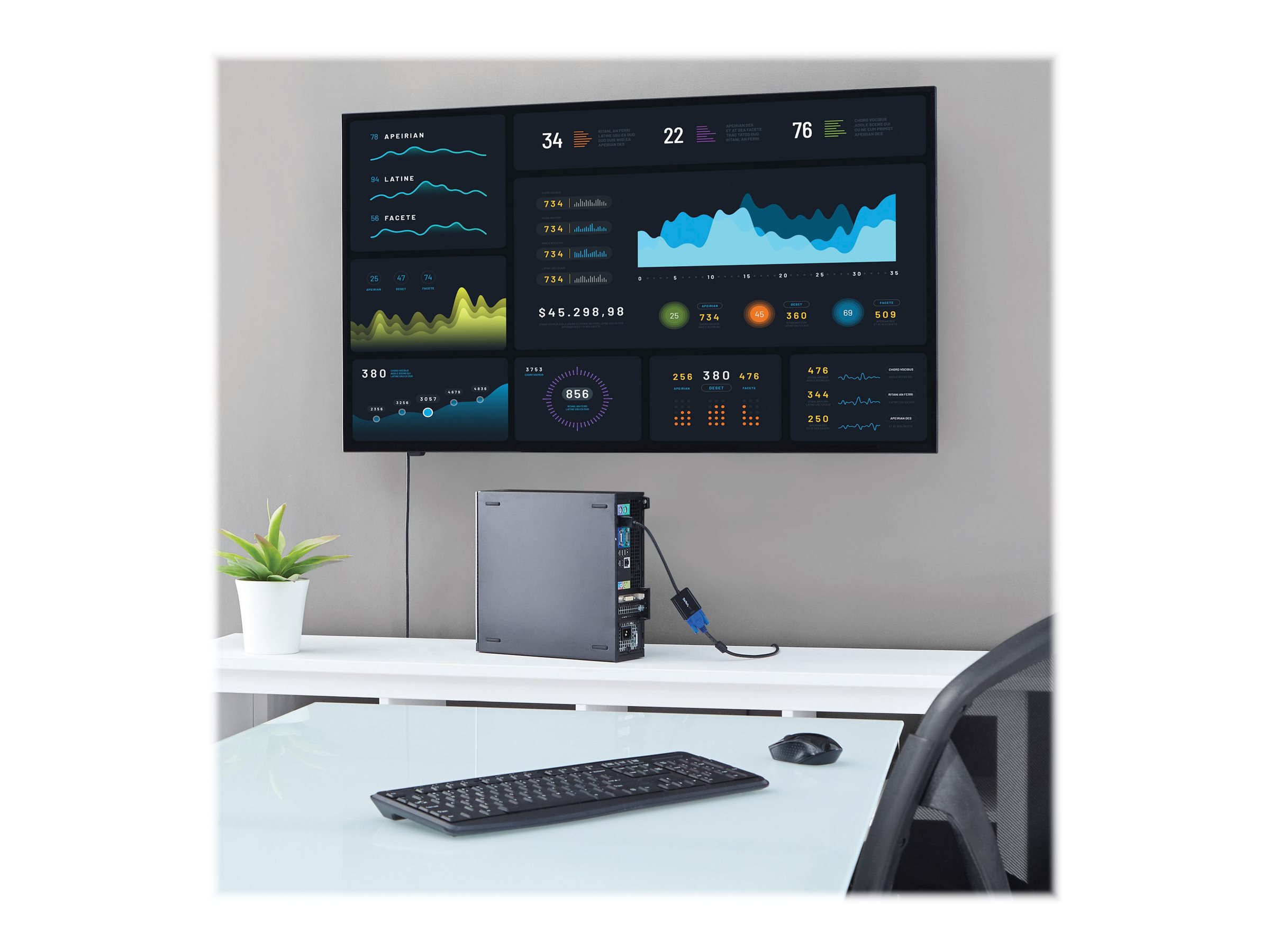 STARTECH DisplayPort 1.2 to VGA Adapter