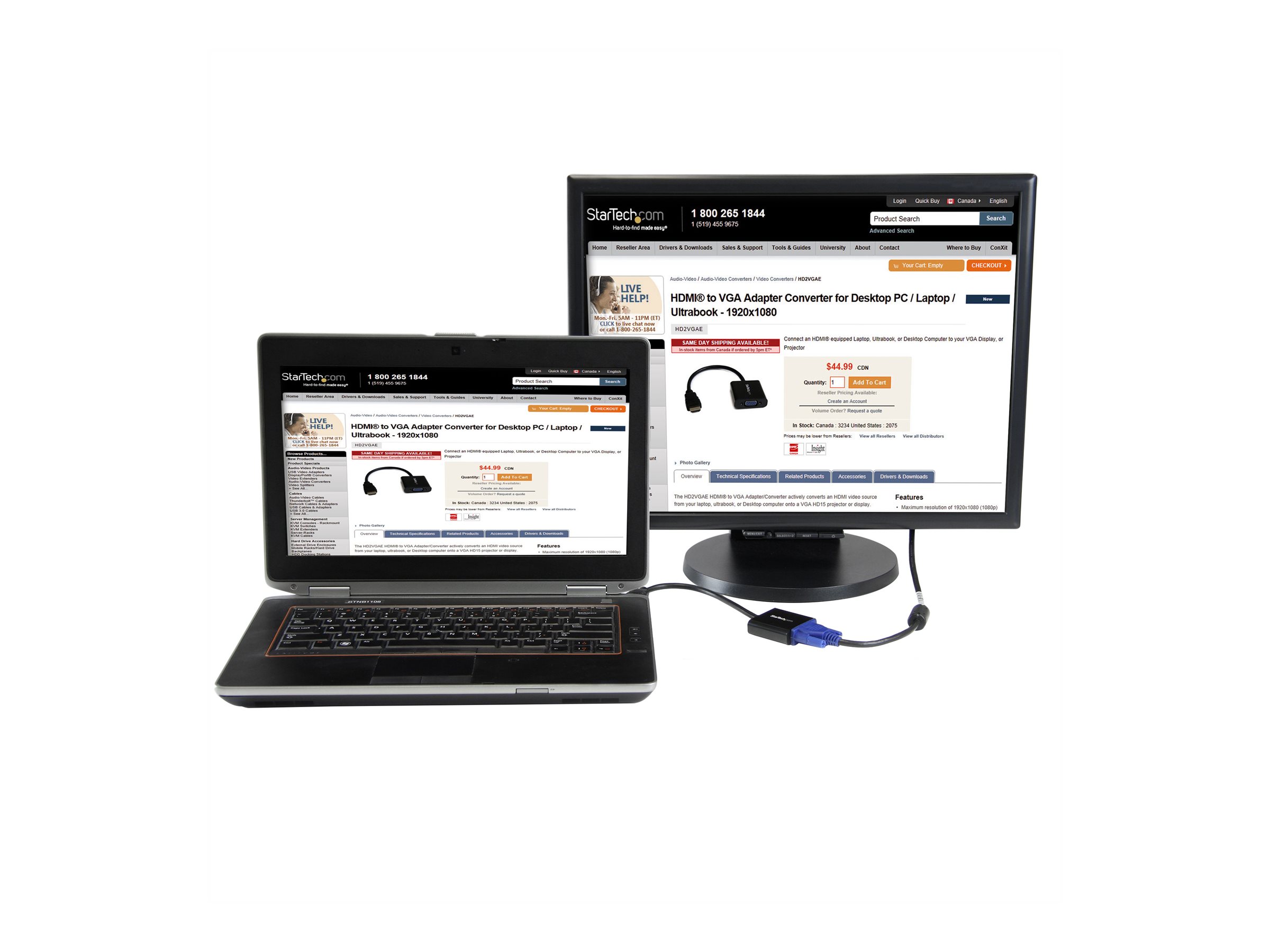 STARTECH HDMI to VGA Adapter Converter