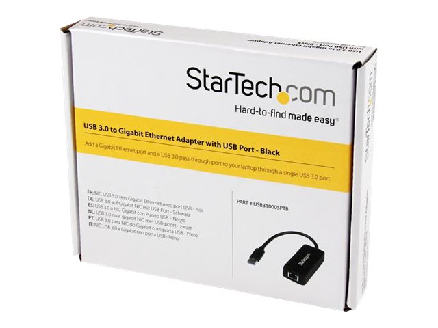 STARTECH USB31000SPTB USB 3.0 to Gigabit
