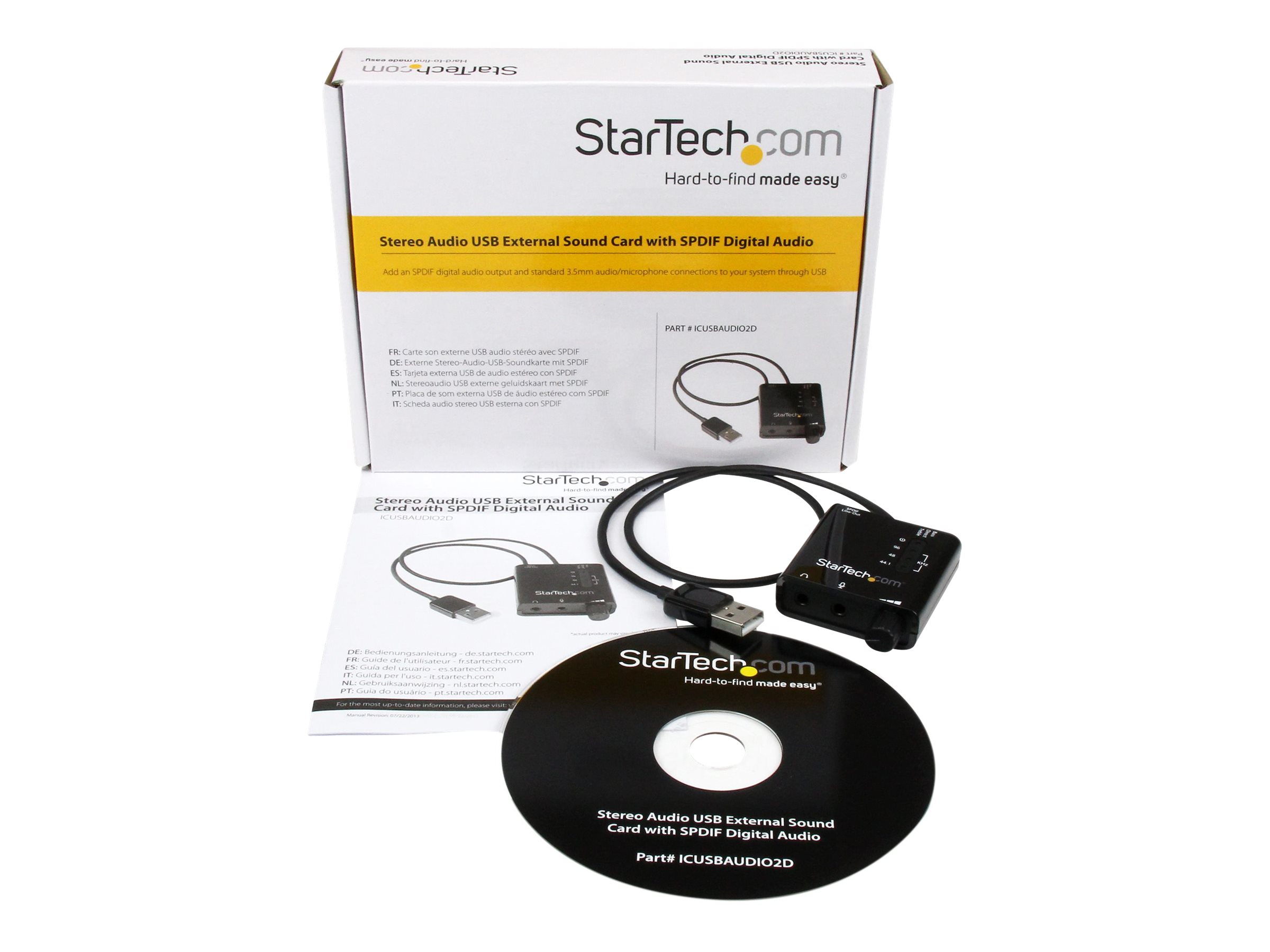 STARTECH USB Audio Adapter - Externe USB