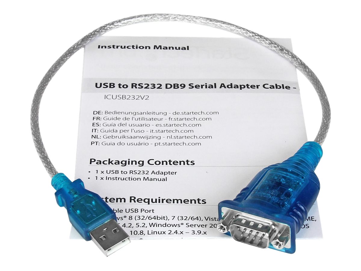 STARTECH USB to RS232 Serial Adapter