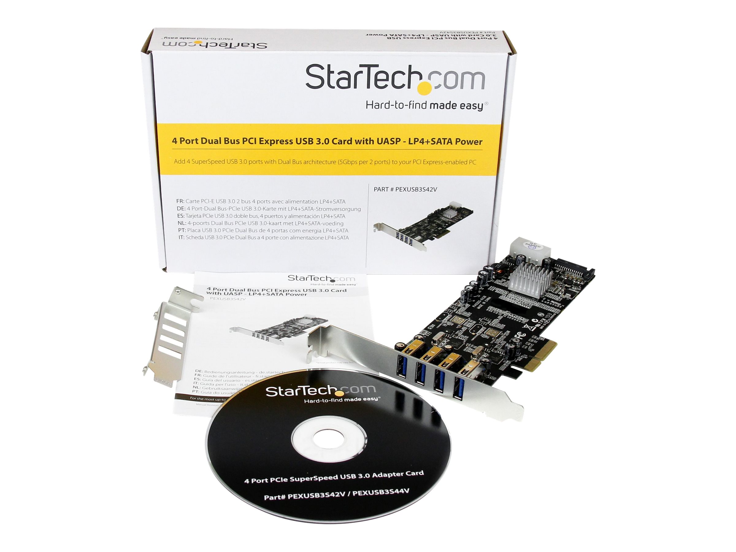 StarTech.com PEXUSB3S42V interface cards/adapter