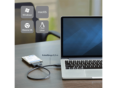 STARTECH SATA to USB Cable with UASP