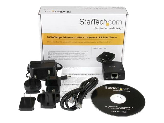 STARTECH USB 2.0 Network Print Server