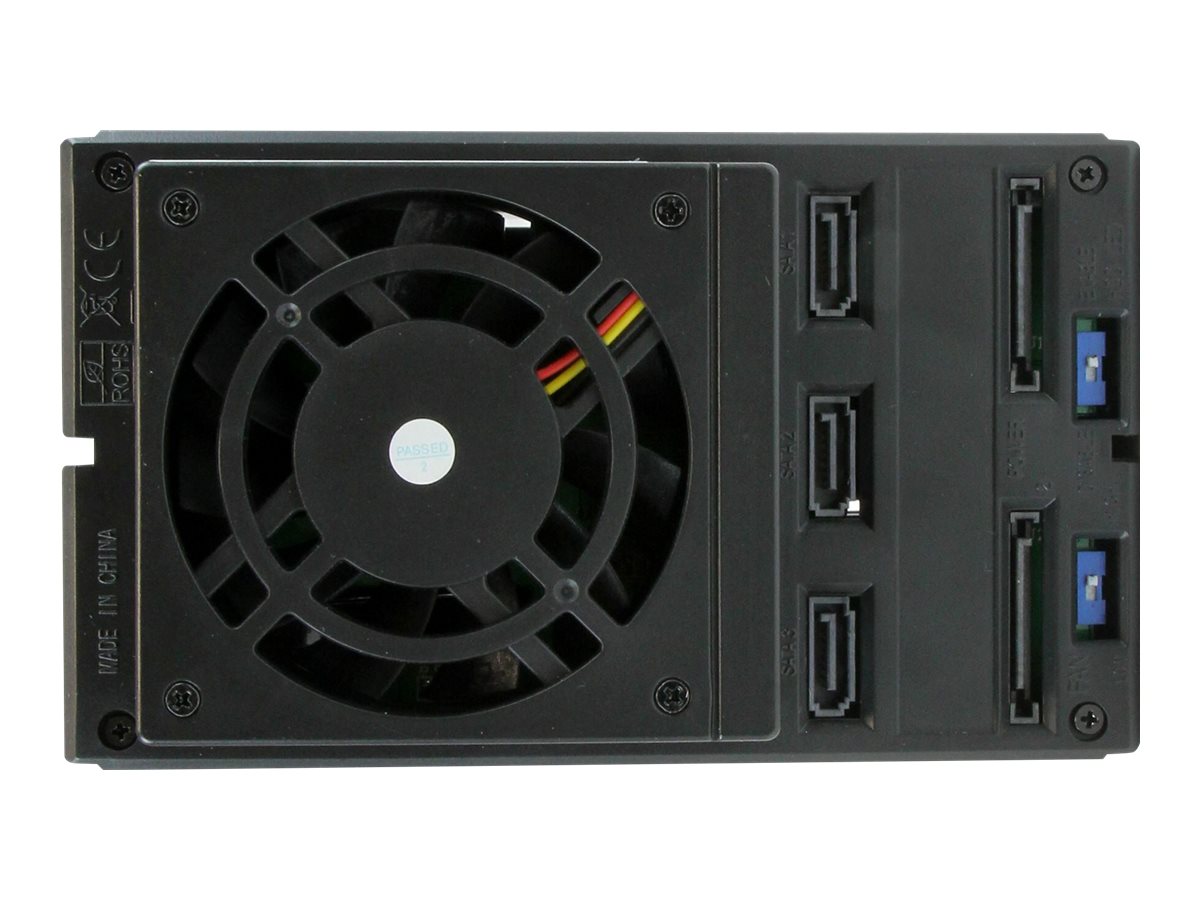 3-fach 3,5 Zoll trägerloser SATA Festplatten Aluminium Wechselrahmen Backplane