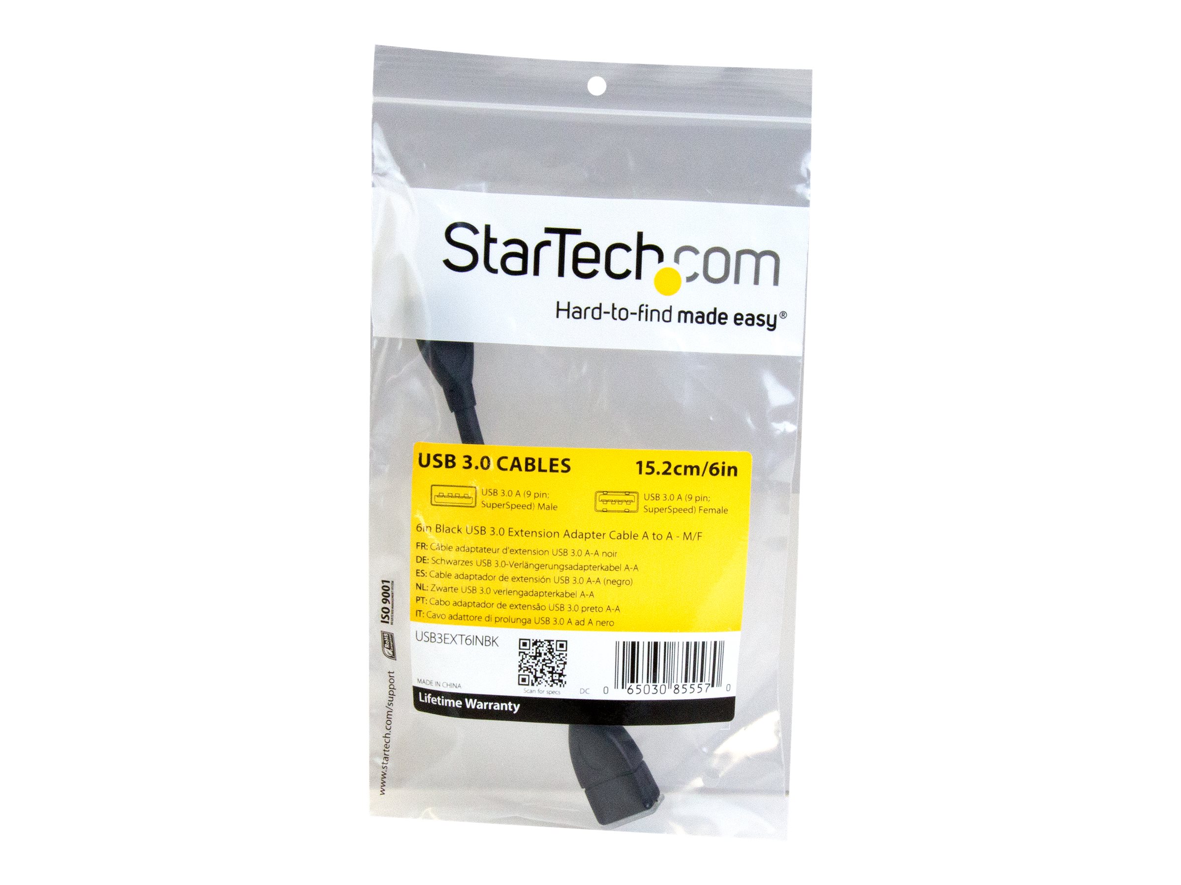 STARTECH 15cm USB 3.0 Extension Cable