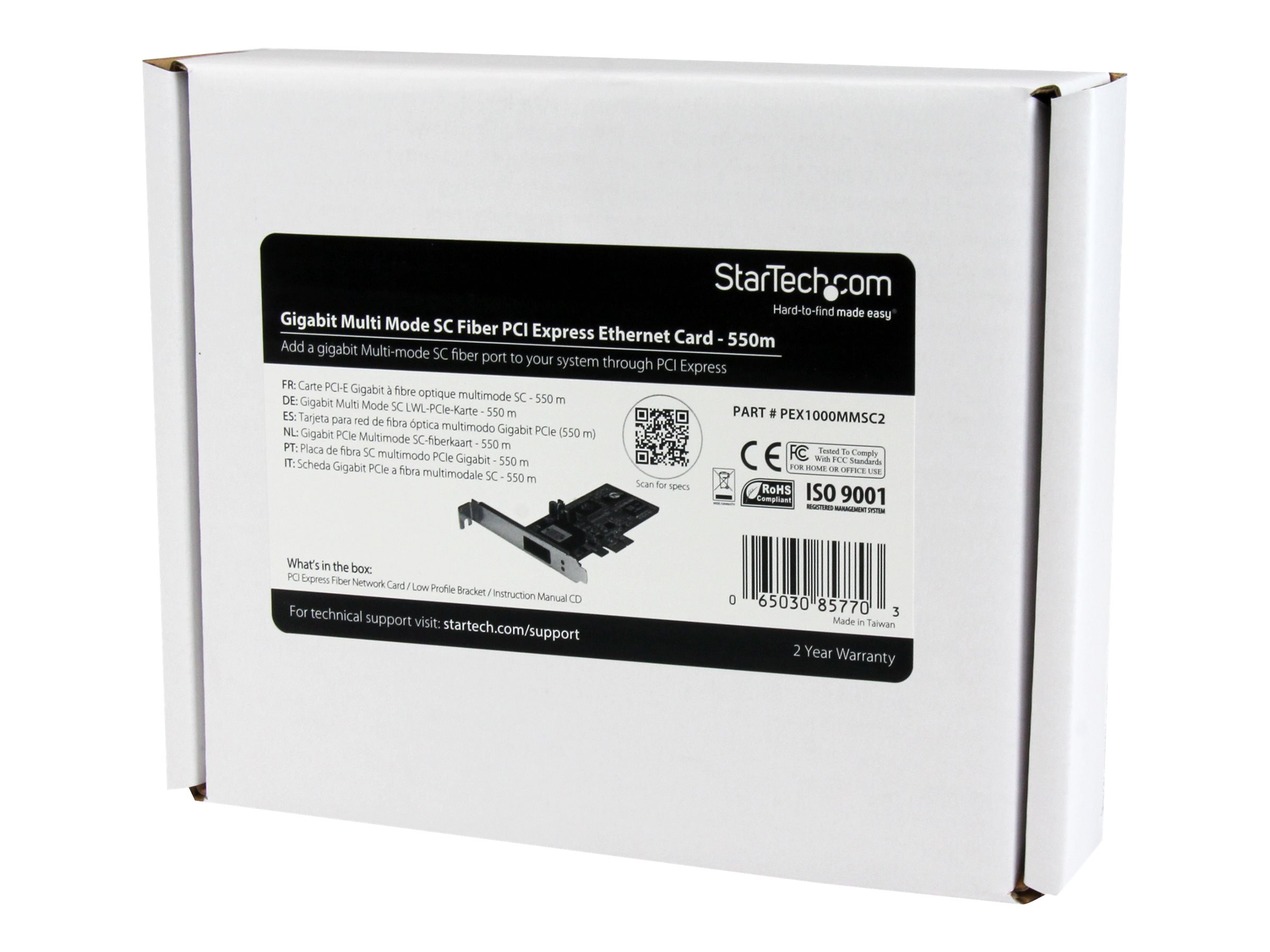 StarTech.com PEX1000MMSC2 network card