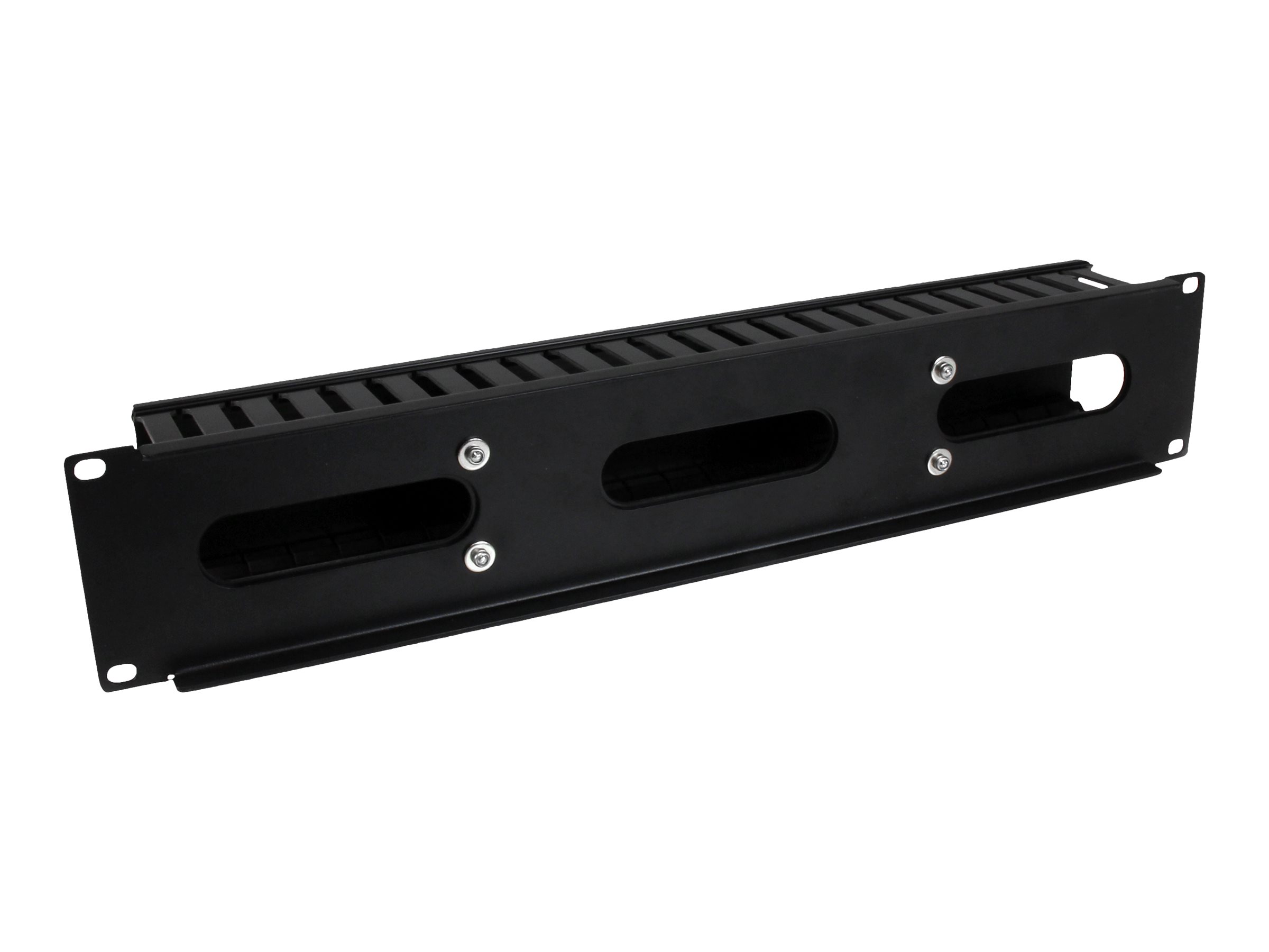 STARTECH 2U Covered Cable Finger Duct