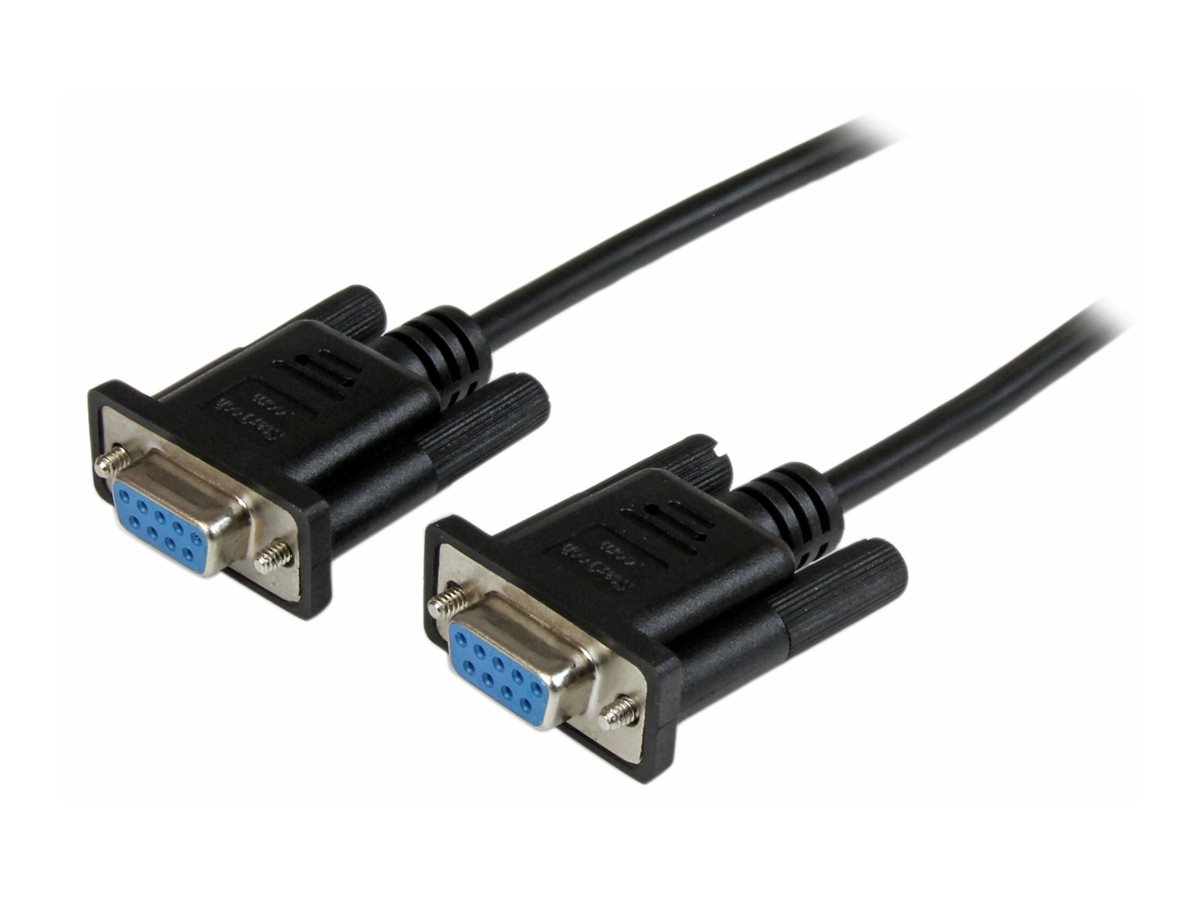 STARTECH 1m Black DB9 Null Modem Cable