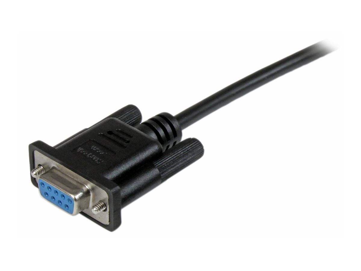 STARTECH 1m Black DB9 Null Modem Cable