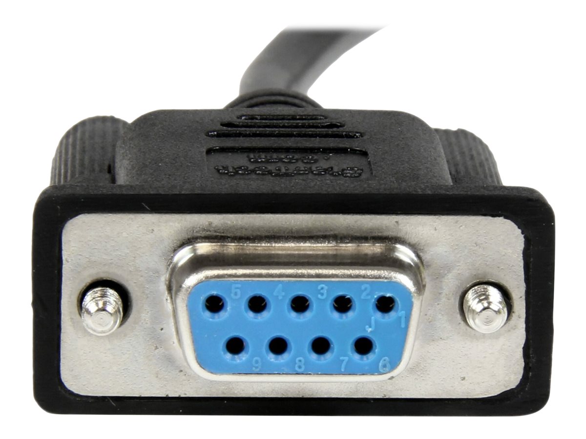 STARTECH 2m Black DB9 Null Modem Cable