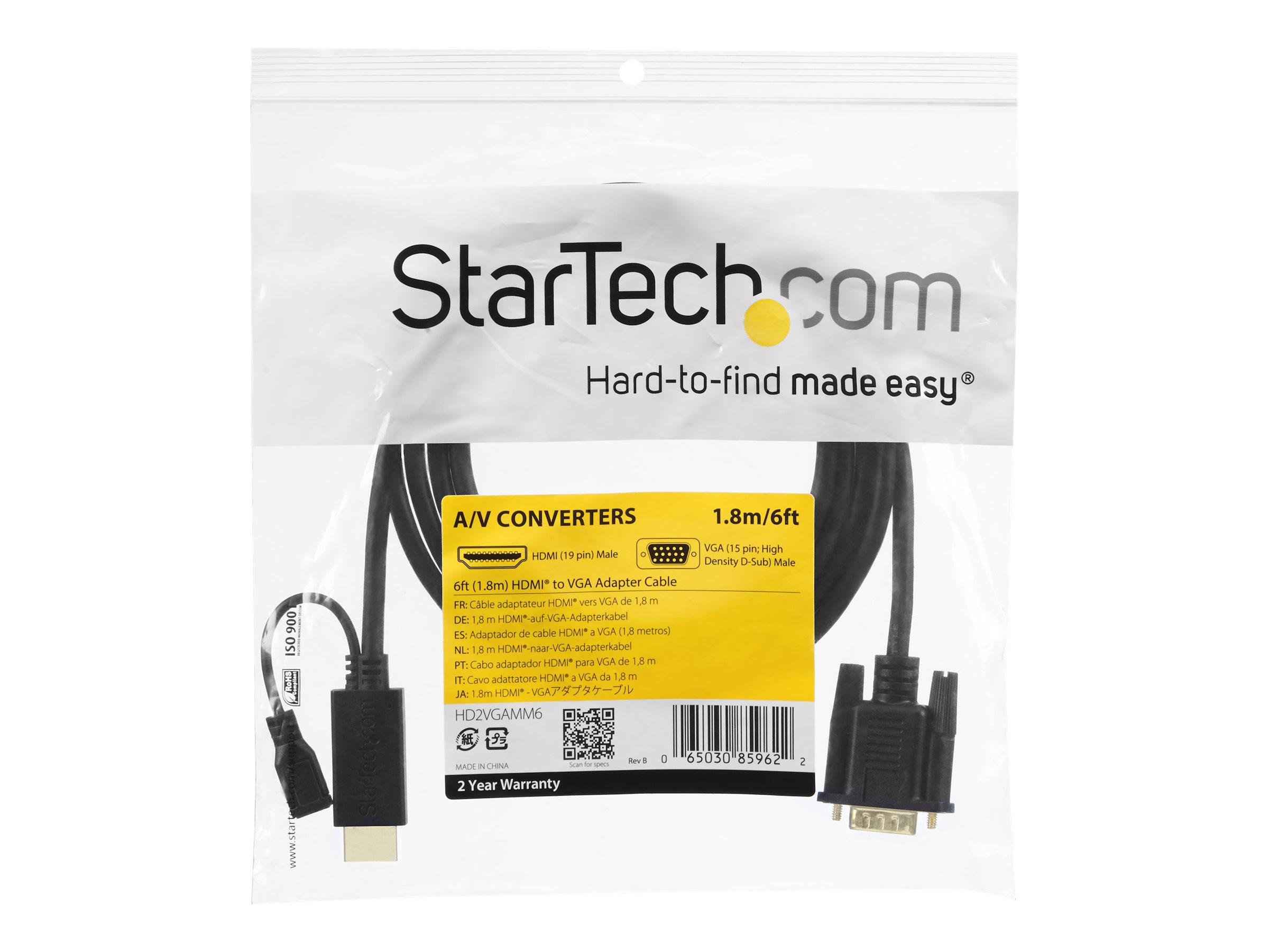 STARTECH 3m HDMI VGA Konverter Kabel